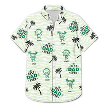 Load image into Gallery viewer, “Best Dad Ever” – Personalized Hawaiian Shirt - Perfect Gift for Dads and Grandpas Hawaiian Shirt PopCulturePrints