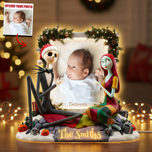 Load image into Gallery viewer, Light Up Your Christmas Memories: Midnight Christmas Light Box - Personalized Photo Gift for Couples, Friends & Family Light Box PopCulturePrints