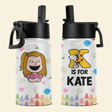 Load image into Gallery viewer, Personalized Back to School Tumbler for Kids - Custom Name Gift Tumbler Cup PopCulturePrints