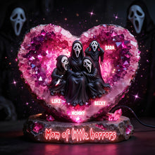 Load image into Gallery viewer, "Mom of Little Horrors" - Spooky Love Acrylic Light Box - Personalized Gift for Mother, Grandma, and More Light Box PopCulturePrints