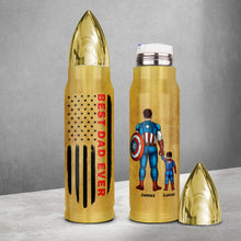 Load image into Gallery viewer, Customizable Bullet Tumbler Gift for Dad - Best Dad Ever Theme Tumbler Cup PopCulturePrints