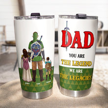 Load image into Gallery viewer, Personalized Legend Dad Tumbler - Custom Names & Design Tumbler Cup PopCulturePrints