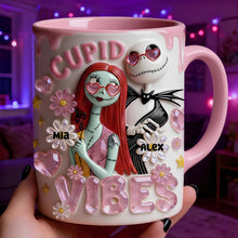 Load image into Gallery viewer, Cute Spooky Couple Coffee Mug – Personalized Gifts For Couples Coffee Mug PopCulturePrints