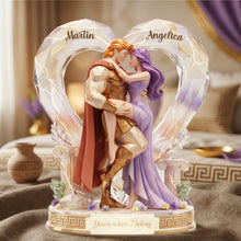 Load image into Gallery viewer, You’re Where I Belong Acrylic Plaque - Custom Personalized Gifts for Couples Shaped Plaques PopCulturePrints