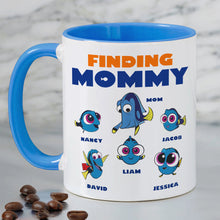 Load image into Gallery viewer, Personalized Finding Mama Coffee Mug – Custom Names for Every Loving Mom Coffee Mug PopCulturePrints