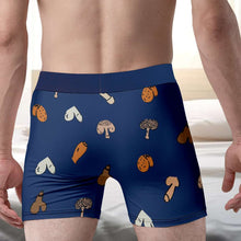 Load image into Gallery viewer, Personalized Men's Boxers - Cheeky Cock and Dick Pattern Boxer Briefs PopCulturePrints