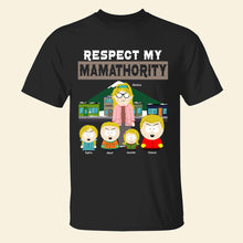 Load image into Gallery viewer, Respect My Mamahority - Personalized Mom Shirt Shirts PopCulturePrints