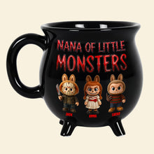 Load image into Gallery viewer, Mom Of Little Monsters: A Personalized Gift for Halloween - Custom Cauldron Mug Cauldron Mug PopCulturePrints