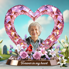 Load image into Gallery viewer, Forever in My Heart - Custom Memorial Plaque for Loved Ones Shaped Plaques PopCulturePrints