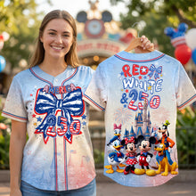 Load image into Gallery viewer, Celebrate Freedom in Style - Personalized Independence Day Family Baseball Jersey - Gifts for Patriots and Loved Ones