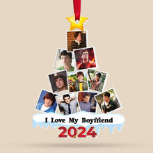 Load image into Gallery viewer, Personalized Photo Fan Christmas Ornament 2024 Ornament PopCulturePrints