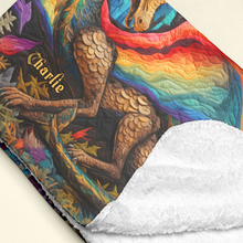 Load image into Gallery viewer, Personalized LGBT Pride Dragon Blanket Blanket PopCulturePrints