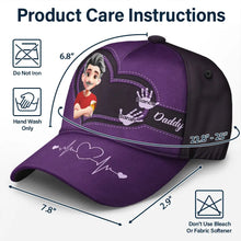 Load image into Gallery viewer, "Cherish Every Moment" – Personalized Classic Cap for Dads and Grandpas Classic Cap PopCulturePrints