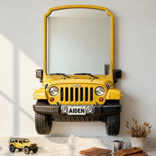 Load image into Gallery viewer, Off-Road Adventure Awaits! - Custom Shaped Mirror for Off-Road Enthusiasts Mirror PopCulturePrints