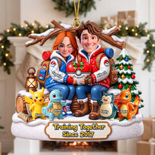 Load image into Gallery viewer, Training Together - Personalized Couple Ornament for Family Celebrations