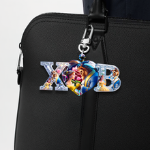 Load image into Gallery viewer, Love is in the Air - Personalized Heart Keychain for Couples Keychains PopCulturePrints