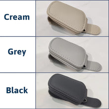 Load image into Gallery viewer, Drive Safe, I Woof You - Personalized Dog Dad Sunglasses Holder Sunglasses Holder For Car Visor PopCulturePrints