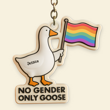 Load image into Gallery viewer, Celebrate Diversity with a Touch of Fun - LGBT Goose Keychain - Personalized Gift for Friends and Family Keychains PopCulturePrints