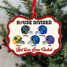 Load image into Gallery viewer, Custom Family Christmas Ornament - Football Helmet Design Ornament PopCulturePrints