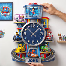 Load image into Gallery viewer, “Time for Adventure!” - Personalized Acrylic Hanging Wall Clock - A Perfect Gift for Kids