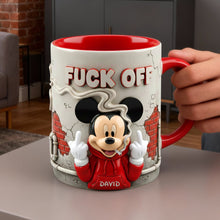 Load image into Gallery viewer, ‘Funny Attitude’ - Personalized Coffee Mug for Stoners - Unique Gift for Friends, Family, and More Coffee Mug PopCulturePrints