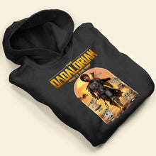 Load image into Gallery viewer, The Dadalorian: This Is The Way - Personalized Custom Warrior Dad Shirt for Father's Day Gifts & More Shirts PopCulturePrints