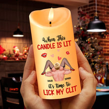 Load image into Gallery viewer, Playful Personalized LED Candle for Couples - Perfect Christmas Gift & Valentine's Day Gifts Led Candle PopCulturePrints