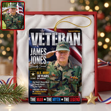 Load image into Gallery viewer, Military Honors Acrylic Ornament - Custom Photo Christmas Gifts For Veterans 05huqn260826 Ornament PopCulturePrints