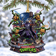 Load image into Gallery viewer, "Bring Home the Heroes!" - Personalize Your Sewer Story Christmas Ornament - Perfect Gift for TMNT Lovers Ornament PopCulturePrints
