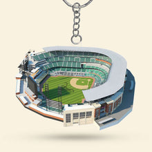 Load image into Gallery viewer, Personalized Baseball Stadium Keychain - Perfect Gift for Baseball Enthusiasts Keychains PopCulturePrints