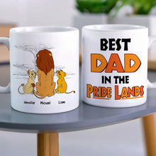 Load image into Gallery viewer, Best Dad in the Pride Lands Personalized Coffee Mug Coffee Mug PopCulturePrints