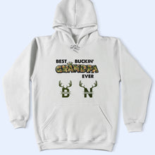 Load image into Gallery viewer, Best Buckin' Dad Ever - Personalized T-Shirt T-shirt PopCulturePrints