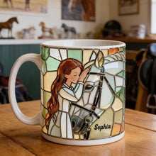 Load image into Gallery viewer, "Horses Bring Us Together - Customizable Coffee Mug for Horse Lovers" Coffee Mug PopCulturePrints