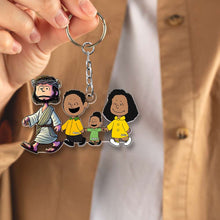 Load image into Gallery viewer, Personalized Jesus Family Keychain - Perfect Gift for Christian Families Keychains PopCulturePrints
