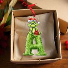 Load image into Gallery viewer, Personalized Alphabet Christmas Ornament for Kids Ornament PopCulturePrints