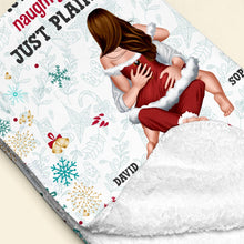 Load image into Gallery viewer, Personalized Kinky Christmas Blanket for Couples Blanket PopCulturePrints