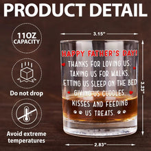 Load image into Gallery viewer, Thanks For Loving Me - Personalized Whiskey Glass for Dog Lovers Whiskey Glass PopCulturePrints