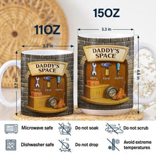 Load image into Gallery viewer, Daddy's Workshop - Personalized Edge-to-Edge Mug for Dads and Grandpas Mug PopCulturePrints