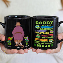 Load image into Gallery viewer, Custom Ninja Heroes Coffee Mug for Dad Coffee Mug PopCulturePrints