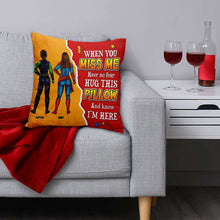 Load image into Gallery viewer, Superhero Hug Pillow - Personalized Gift for Family Pillow PopCulturePrints