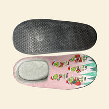 Load image into Gallery viewer, Personalized Grinch Christmas Slippers for Mom Shoes PopCulturePrints