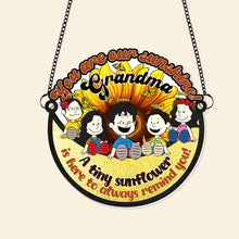 Load image into Gallery viewer, You are our sunshine, Grandma - Personalized Hanging Suncatcher Gift for Grandma Ornament PopCulturePrints