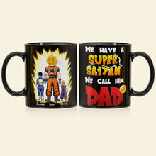 Load image into Gallery viewer, Personalized 'Super Saiyan Dad' Coffee Mug Coffee Mug PopCulturePrints