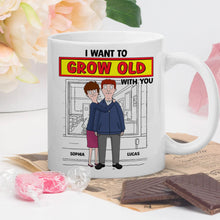 Load image into Gallery viewer, I Want To Grow Old With You Personalized Couple Coffee Mug Coffee Mug PopCulturePrints