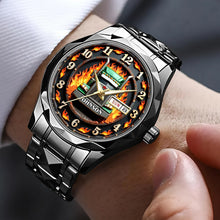 Load image into Gallery viewer, Trucker's Pride - A Personalized Men's Watch for Truckers Men's Watch PopCulturePrints
