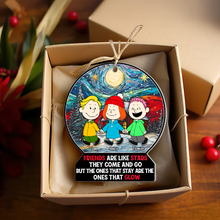 Load image into Gallery viewer, Personalized Christmas Ornament for Friends - Starry Night Design Ornament PopCulturePrints