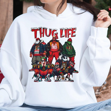 Load image into Gallery viewer, Santa's Thug Life Movie Lovers Christmas Sweatshirt Shirts PopCulturePrints