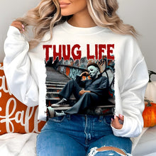 Load image into Gallery viewer, Thug Life Halloween Shirt for Horror Fans Shirts PopCulturePrints