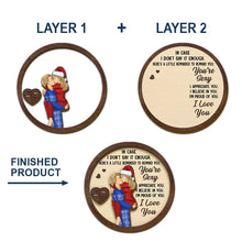 Load image into Gallery viewer, In Case I Don't Say It Enough - Personalized Couples Car Visor Clip Car Visor Clip PopCulturePrints