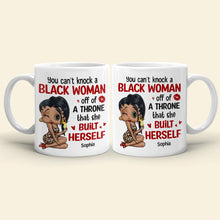 Load image into Gallery viewer, Empowered Black Woman Personalized Coffee Mug Coffee Mug PopCulturePrints
